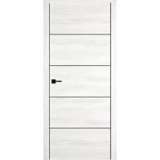 Дверь межкомнатная ВФД Урбан 4 Шале северный, глухое полотно, кромка, молдинг